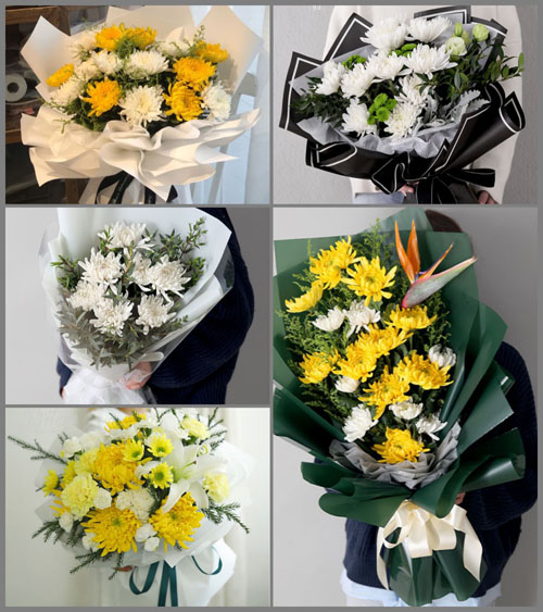 湖南永州道县梅花镇白事花束代送